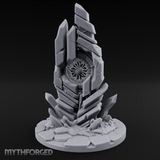 Crystalline Monolith Rising Obelisk Sentinel Miniature for Dungeons and Dragons, Pathfinder or other TTRPGs