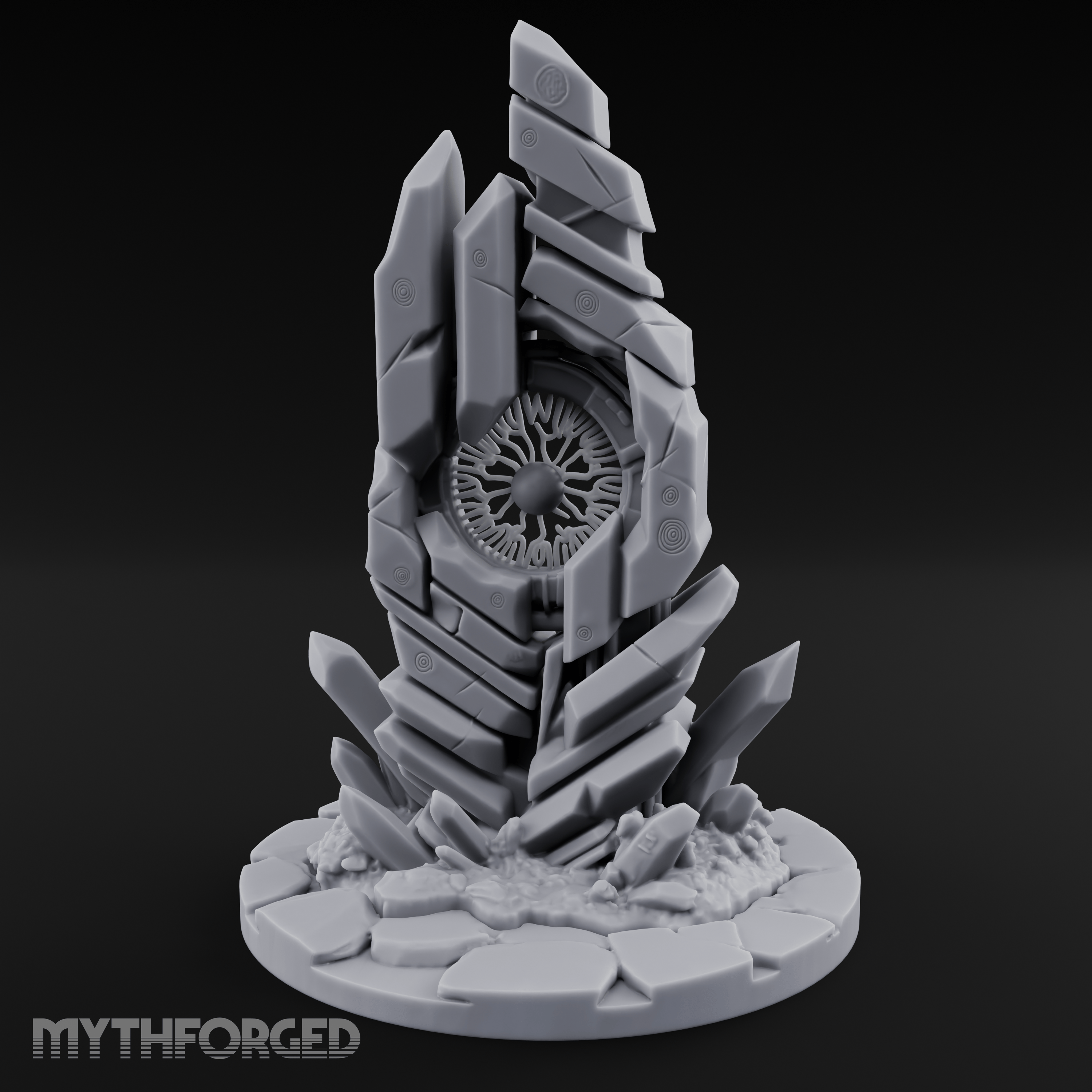 Crystalline Monolith Rising Obelisk Sentinel