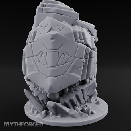 Stacked And Towering Obelisk Sentinel Miniature for Dungeons and Dragons, Pathfinder or other TTRPGs