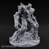 Crystalline Emerging Earth Elemental Colossus Miniature for Dungeons and Dragons, Pathfinder or other TTRPGs
