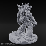 Crystalline Emerging Earth Elemental Colossus Miniature for Dungeons and Dragons, Pathfinder or other TTRPGs
