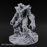 Crystalline Emerging Earth Elemental Colossus Miniature for Dungeons and Dragons, Pathfinder or other TTRPGs
