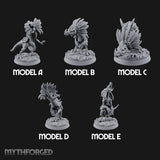 Frill Flaring Raptor Hunters — Full Set