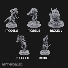 Frill Flaring Raptor Hunters — Full Set
