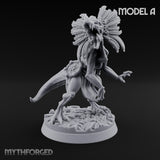 Frill Flaring Raptor Hunters — A