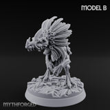 Frill Flaring Raptor Hunters — B