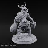 Hammer, Axe and Splintered Club Frost Giant Warrior A