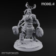 Hammer, Axe and Splintered Club Frost Giant Warrior A