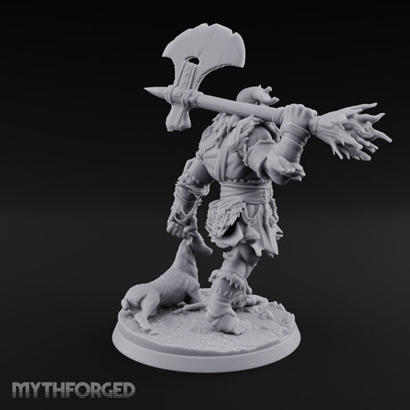 Hammer, Axe and Splintered Club Frost Giant Warriors — B