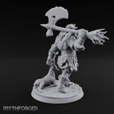 Hammer, Axe and Splintered Club Frost Giant Warrior B