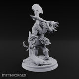 Hammer, Axe and Splintered Club Frost Giant Warrior B