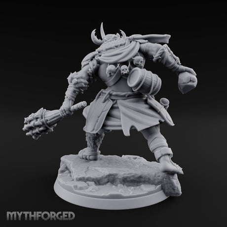 Hammer, Axe and Splintered Club Frost Giant Warrior C