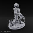 Fungus Crowned Lurching Zombie Fungus Hybrid Miniature for Dungeons and Dragons, Pathfinder or other TTRPGs