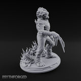 Fungus Crowned Lurching Zombie Fungus Hybrid Miniature for Dungeons and Dragons, Pathfinder or other TTRPGs