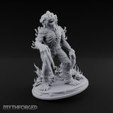 Fungus Crowned Lurching Zombie Fungus Hybrid Miniature for Dungeons and Dragons, Pathfinder or other TTRPGs