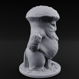 Fists Up Grumpy Myconid Brawler A Miniature for Dungeons and Dragons, Pathfinder or other TTRPGs