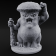 Fists Up Grumpy Myconid Brawler B Miniature for Dungeons and Dragons, Pathfinder or other TTRPGs