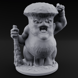 Fists Up Grumpy Myconid Brawler B Miniature for Dungeons and Dragons, Pathfinder or other TTRPGs