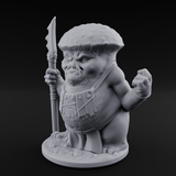Fists Up Grumpy Myconid Brawler C Miniature for Dungeons and Dragons, Pathfinder or other TTRPGs