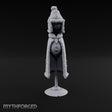 Fur-Trimmed Button-Eyed Clothing Mannequin Miniature for Dungeons and Dragons, Pathfinder or other TTRPGs
