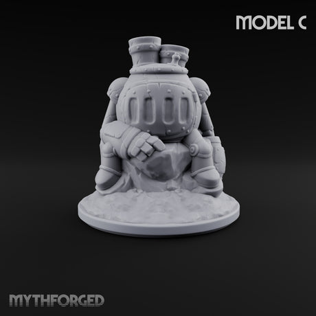 Smoke Stacks Furnace Golem C