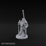 Gas Masked Punt Gun Toting Human Priest Miniature for Dungeons and Dragons, Pathfinder or other TTRPGs