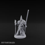 Gas Masked Punt Gun Toting Human Priest Miniature for Dungeons and Dragons, Pathfinder or other TTRPGs
