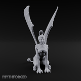 Talons Raised High Sphinx Miniature for Dungeons and Dragons, Pathfinder or other TTRPGs