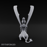 Talons Raised High Sphinx Miniature for Dungeons and Dragons, Pathfinder or other TTRPGs
