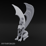 Talons Raised High Sphinx Miniature for Dungeons and Dragons, Pathfinder or other TTRPGs