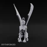Talons Raised High Sphinx Miniature for Dungeons and Dragons, Pathfinder or other TTRPGs