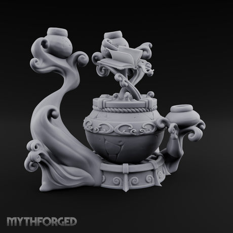 Potions Rise, Pages Turn Elemental Brewing Cauldron
