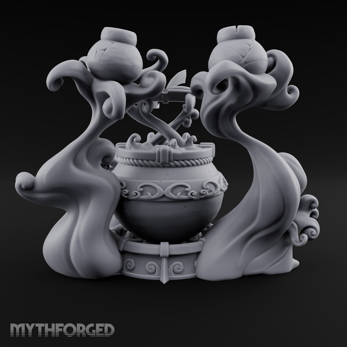 Potions Rise, Pages Turn Elemental Brewing Cauldron