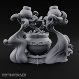Potions Rise, Pages Turn Elemental Brewing Cauldron