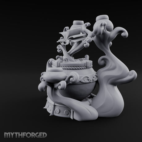 Potions Rise, Pages Turn Elemental Brewing Cauldron