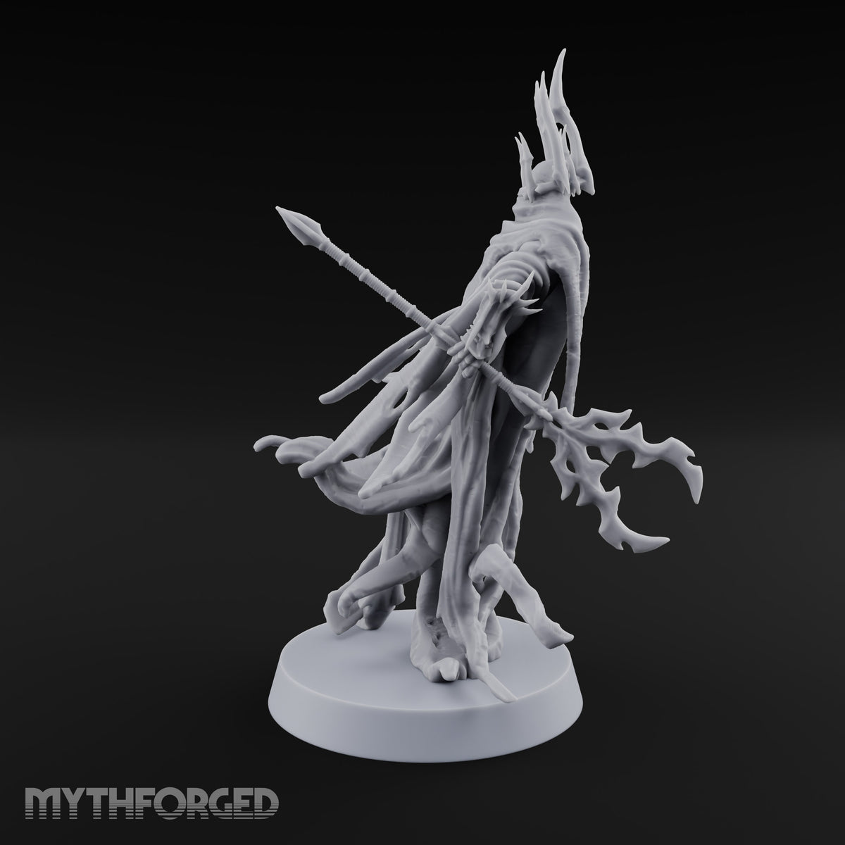 Crowned Over an Empty Hood Wraith Mage A