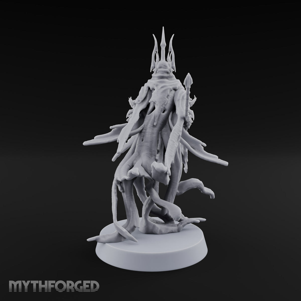 Crowned Over an Empty Hood Wraith Mage A