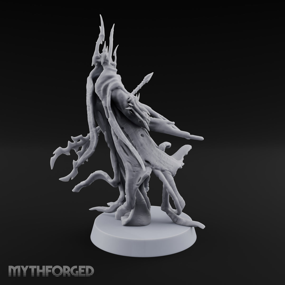 Crowned Over an Empty Hood Wraith Mage A