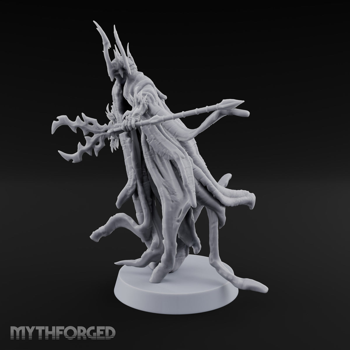 Crowned Over an Empty Hood Wraith Mage B