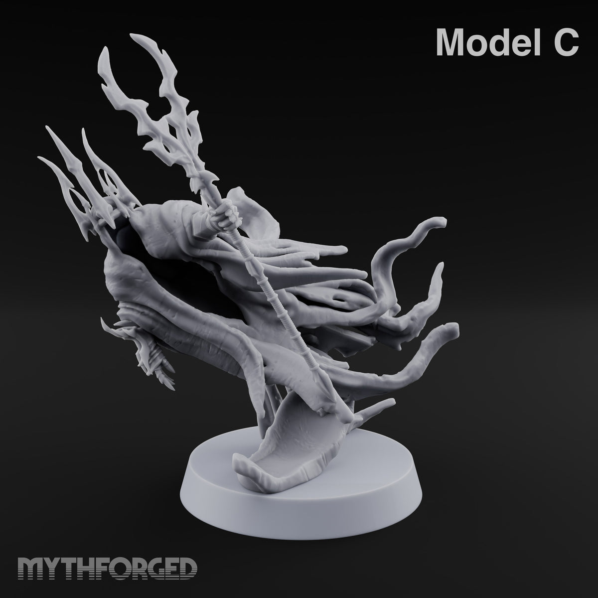 Crowned Over an Empty Hood Wraith Mage C