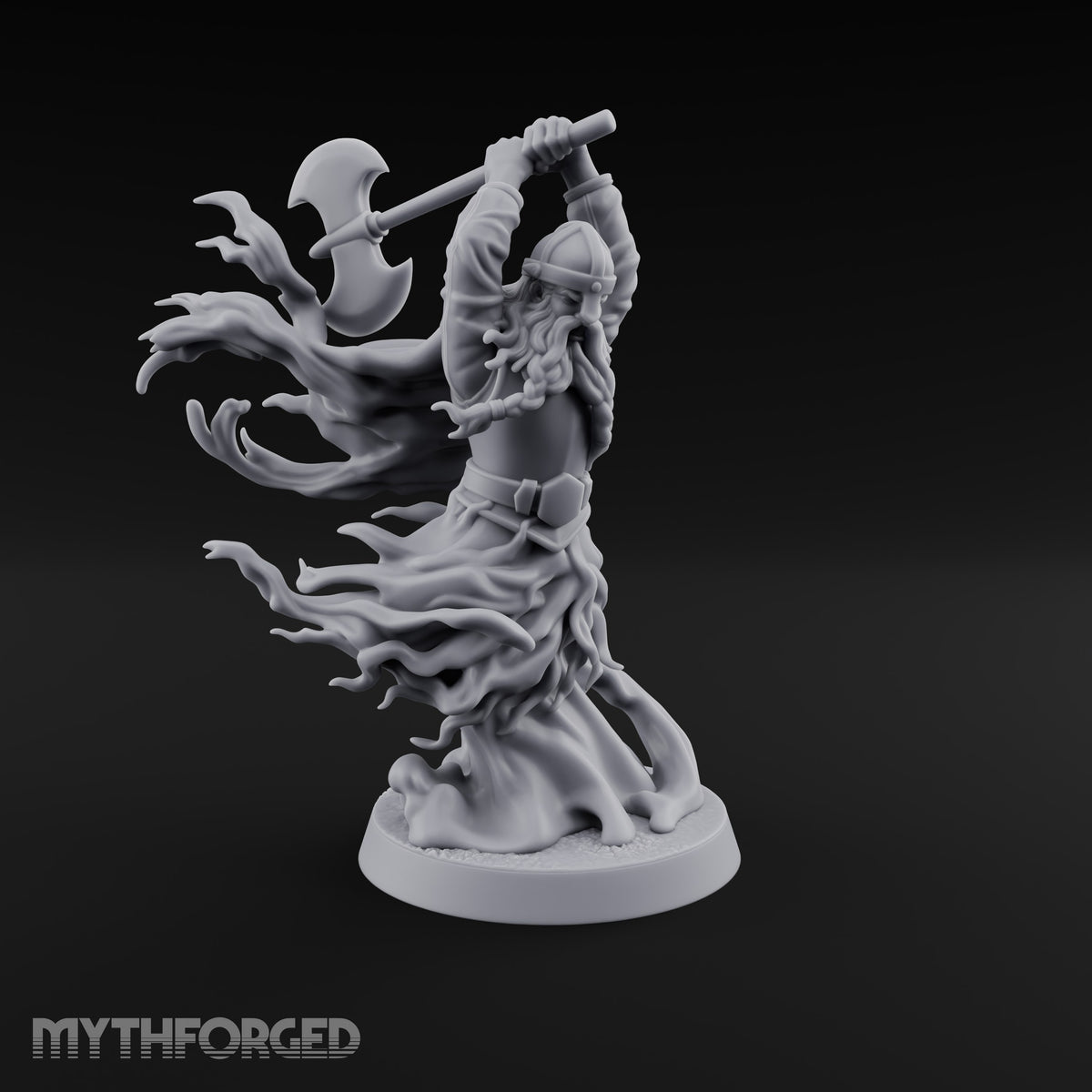 Charging From Beyond Ghostly Warrior A