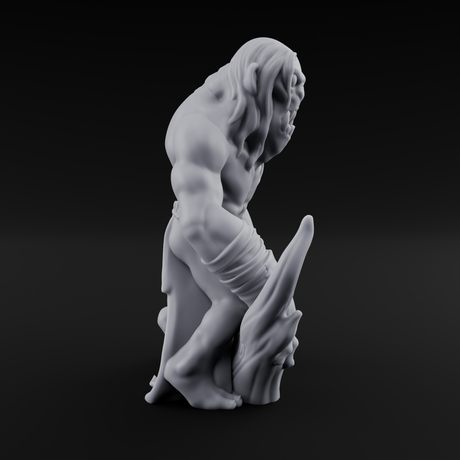 Rock Lobbing Ghoul Creeper A Miniature for Dungeons and Dragons, Pathfinder or other TTRPGs