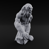 Rock Lobbing Ghoul Creepers Miniature for Dungeons and Dragons, Pathfinder or other TTRPGs
