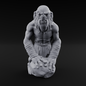 Rock Lobbing Ghoul Creeper C Miniature for Dungeons and Dragons, Pathfinder or other TTRPGs