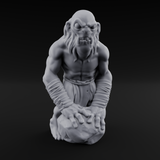Rock Lobbing Ghoul Creeper C Miniature for Dungeons and Dragons, Pathfinder or other TTRPGs