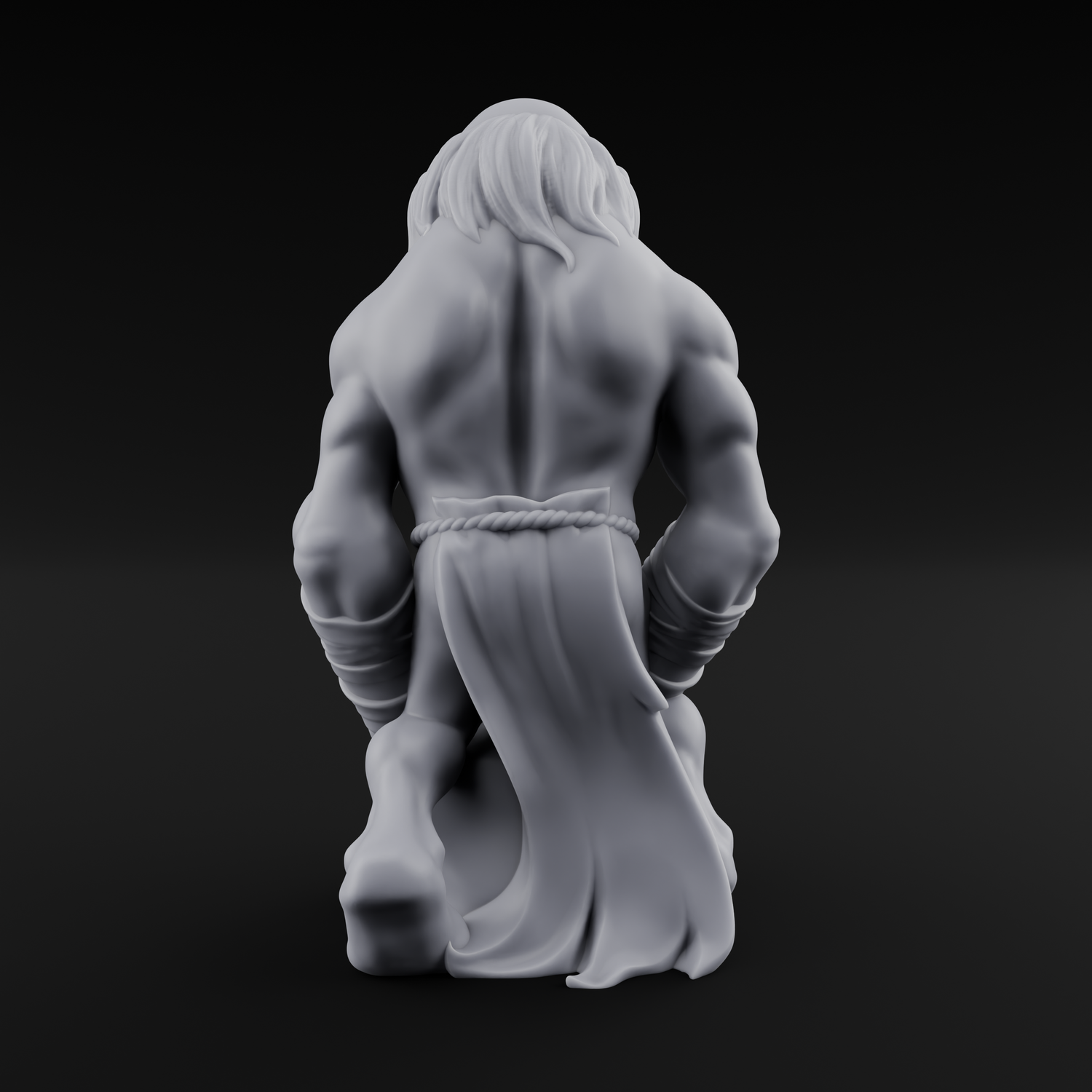 Rock Lobbing Ghoul Creeper C Miniature for Dungeons and Dragons, Pathfinder or other TTRPGs