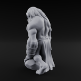 Rock Lobbing Ghoul Creeper C Miniature for Dungeons and Dragons, Pathfinder or other TTRPGs