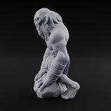 Rock Lobbing Ghoul Creepers Miniature for Dungeons and Dragons, Pathfinder or other TTRPGs
