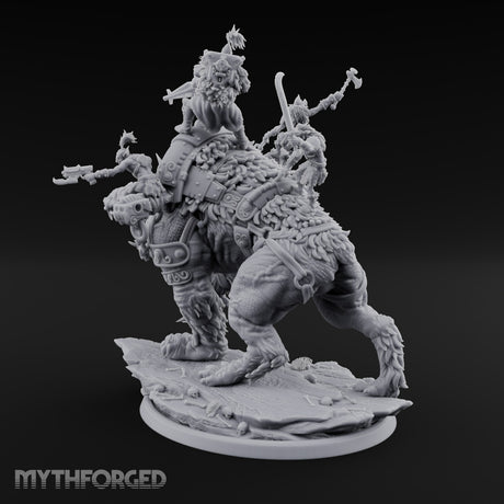 Hair-Raising Commute Troll War Beast