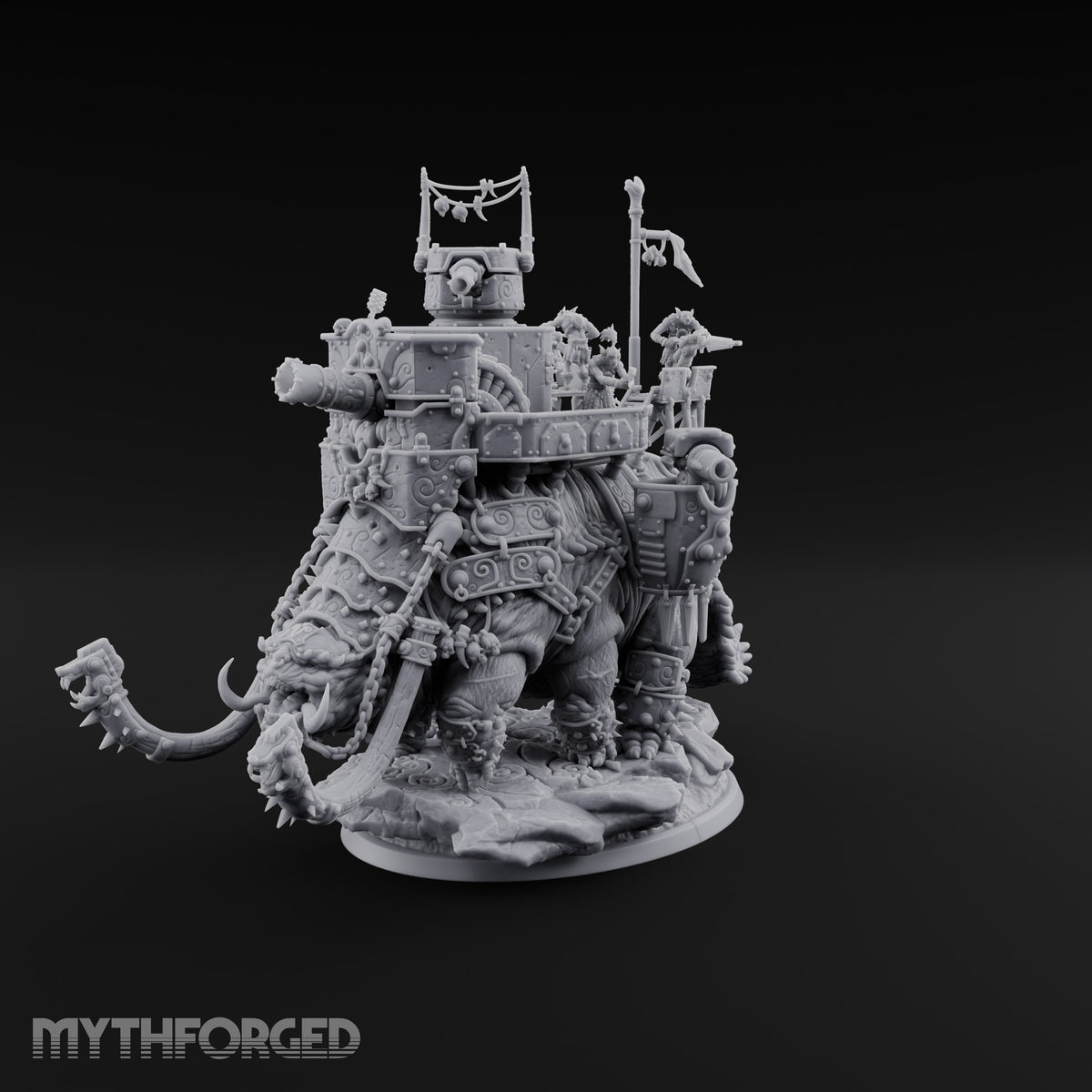 Walking Fortress, Unbothered Mammoth War Beast